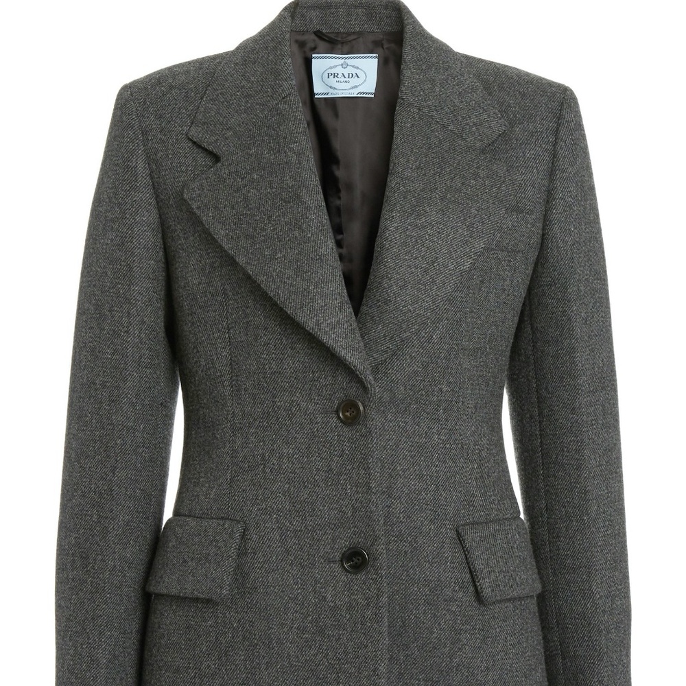 Prada herringbone blazer